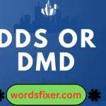 dds or dmd