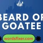 beard or goatee