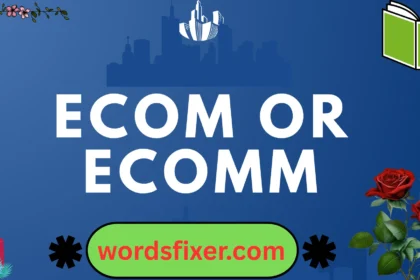 ecom or ecomm