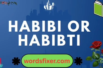 habibi or habibti