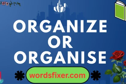 organize or organise