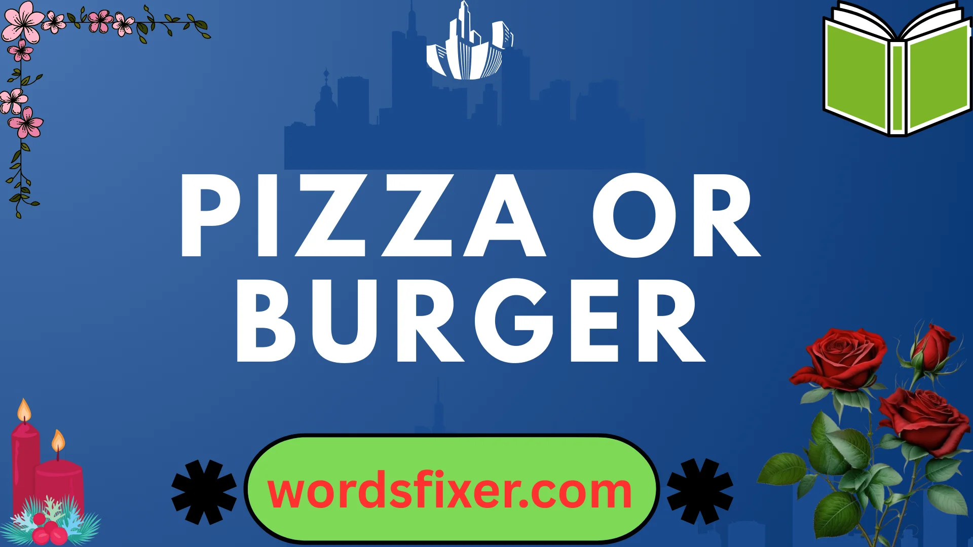 pizza or burger