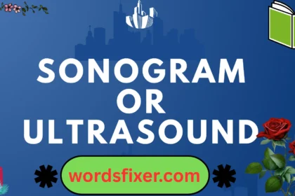 sonogram or ultrasound
