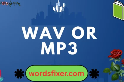 wav or mp3