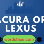 acura or lexus