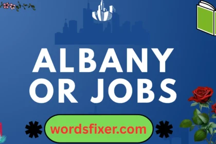 albany or jobs