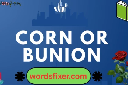 corn or bunion