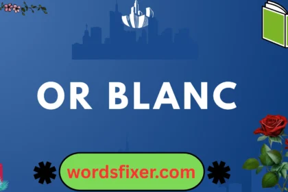 or blanc