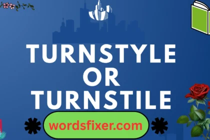 turnstyle or turnstile