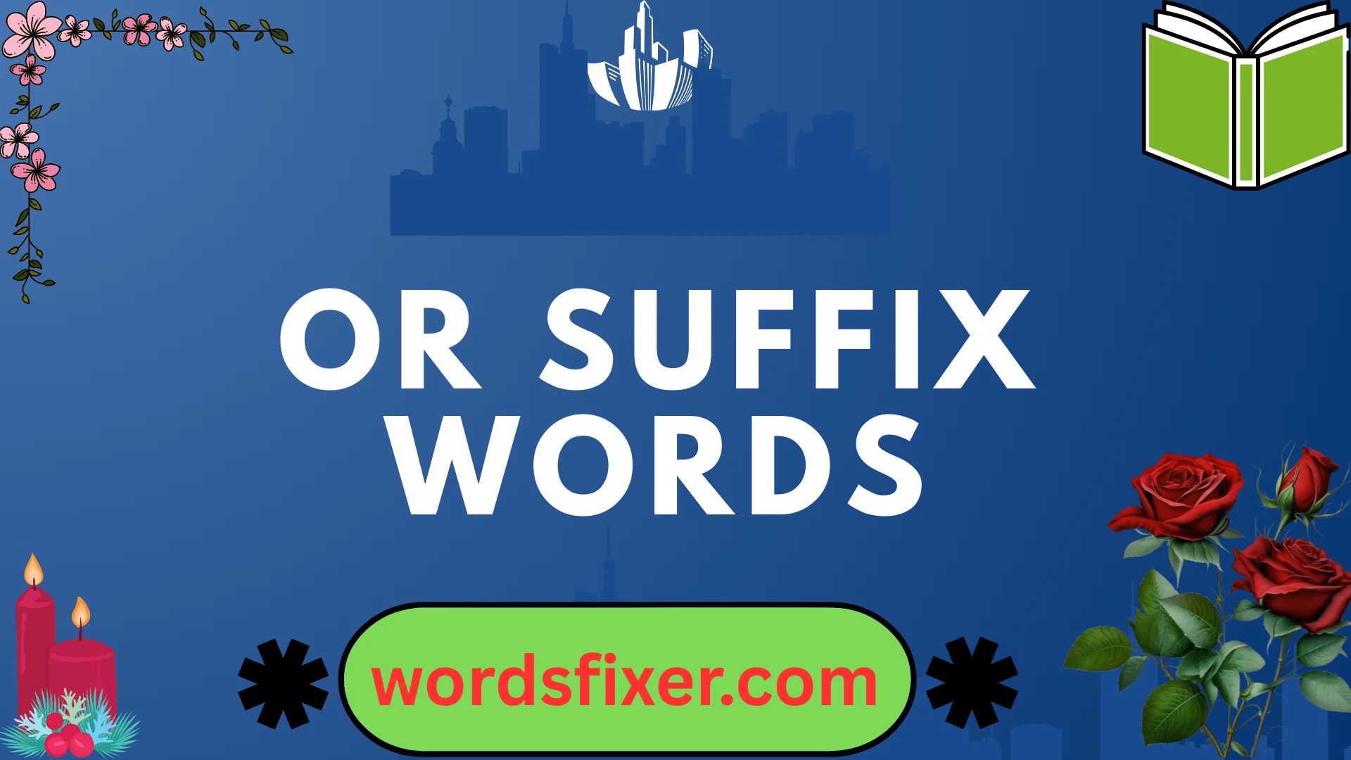 or suffix words